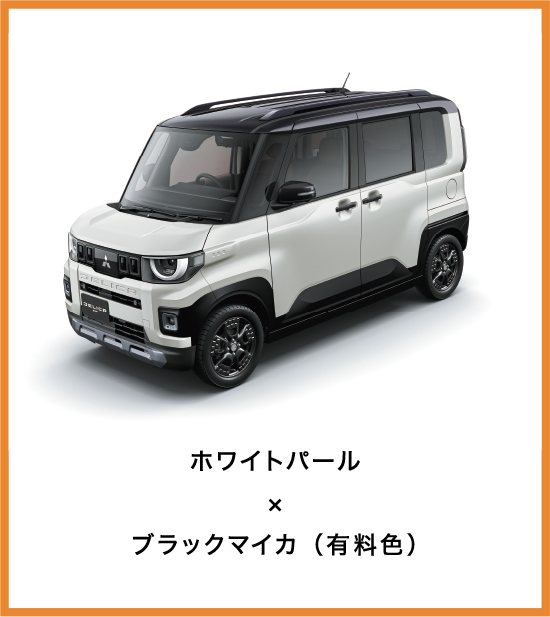 ホワイトパール×ブラックマイカ（有料色）