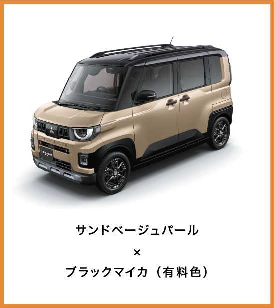 サンドベージュパール×ブラックマイカ（有料色）